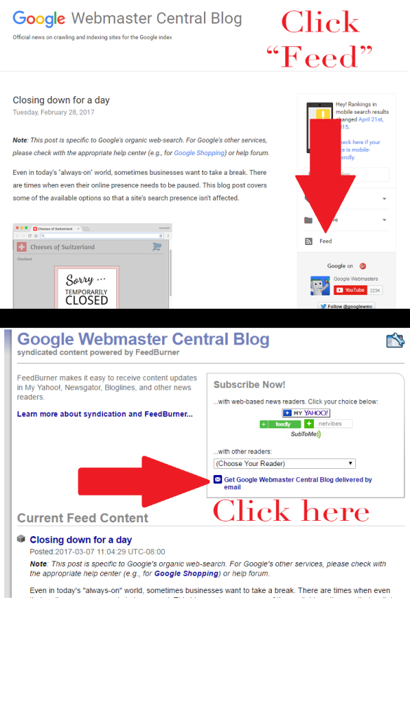 webmaster blog copy